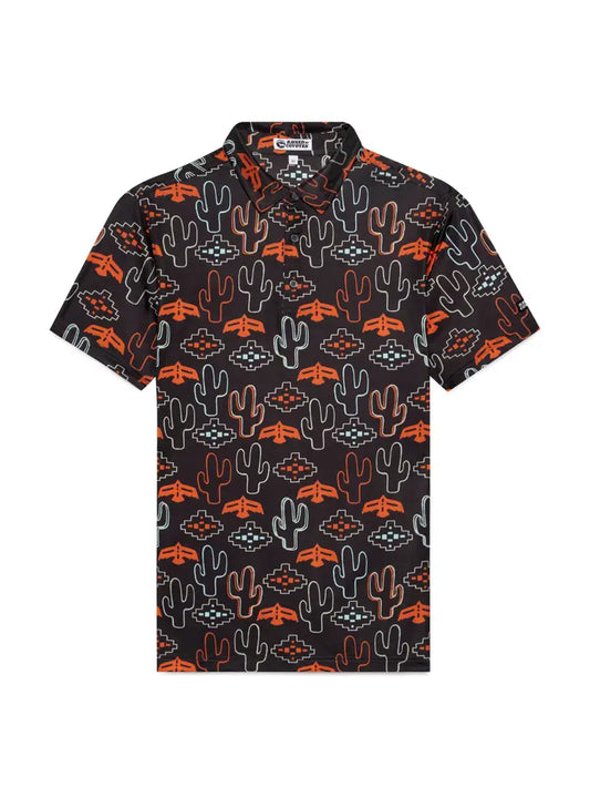 Desert Cactus Nights Polo - Raised by Coyotes