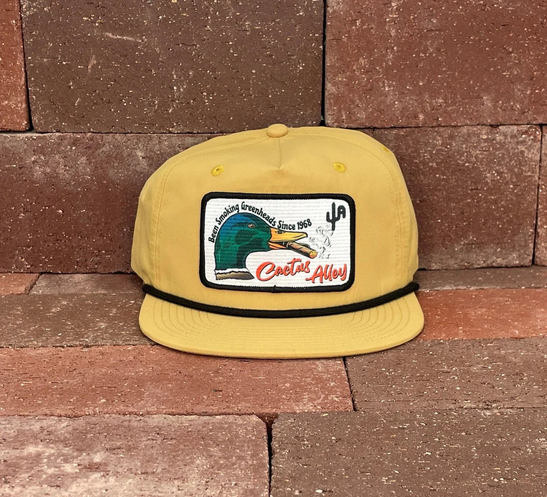 "Greenheads" Biscuit/Black Rope Hat - Cactus Alley