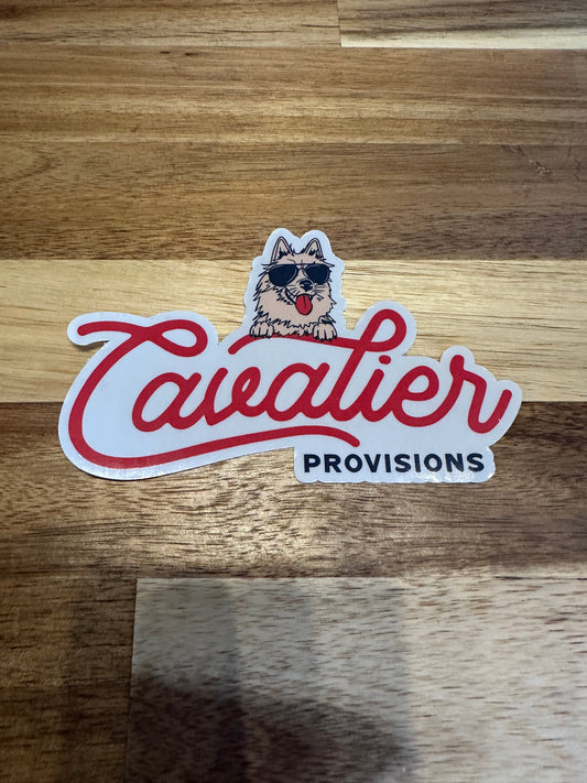 Cavalier Sticker-Bear the Mascot
