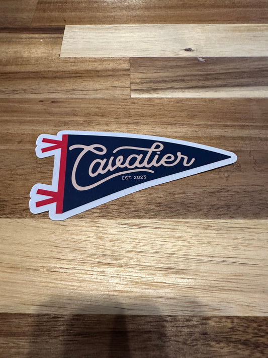 Cavalier Sticker-Pennant