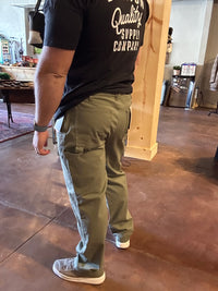 Builders  Carpenter Stretch Pant-Olive Surplus- Brixton