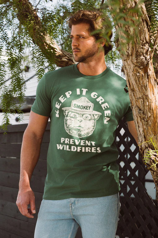 Smokey Bear T-Shirt - Green