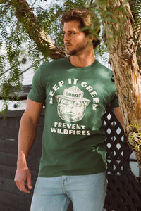 Smokey Bear T-Shirt - Green