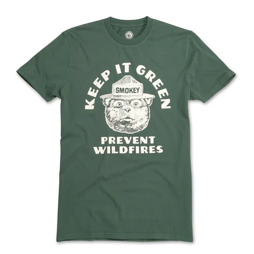 Smokey Bear T-Shirt - Green