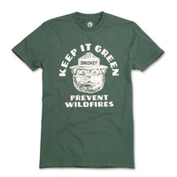 Smokey Bear T-Shirt - Green