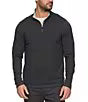 Clutch Comfort 1/4 Zip - Black heathered