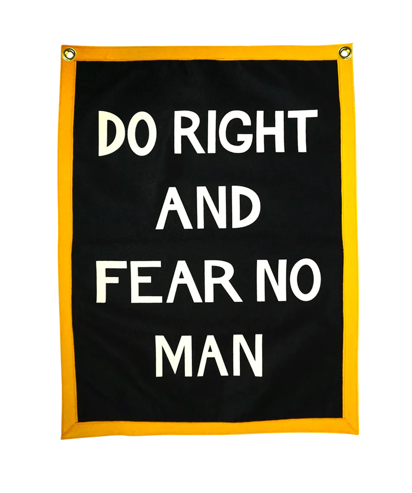Do Right and Fear No Man - Oxford Pennant
