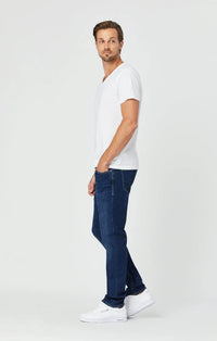 Matt Relaxed Straight Leg - Dark Feather Blue