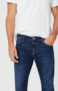 Matt Relaxed Straight Leg - Dark Feather Blue