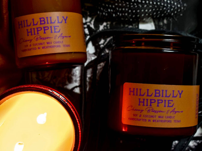 HILLBILLY HIPPIE - Cherry Blossom & Agave Candle