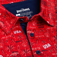 'Merica Polo - Red