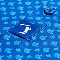 Birdie Finger Polo - Blue Jay
