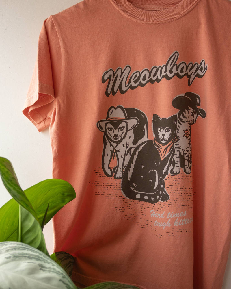 Meowboys Western Tee