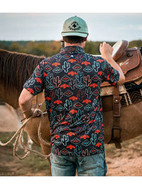 Desert Cactus Nights Polo - Raised by Coyotes