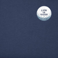 Mens Best Dad By Par Crusher-LITE SS Tee - Smoke Blue
