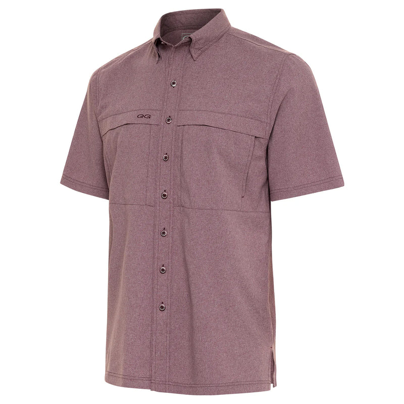 MicroTek Shirt SS- Maroon- GameGaurd