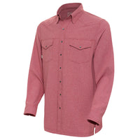 Crimson Pearl Snap Long Sleeve- GameGaurd