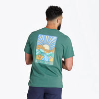 Men's Groovy Stripe SS Crusher Tee