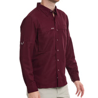 Maroon MicroFiber Long Sleeve- GameGaurd