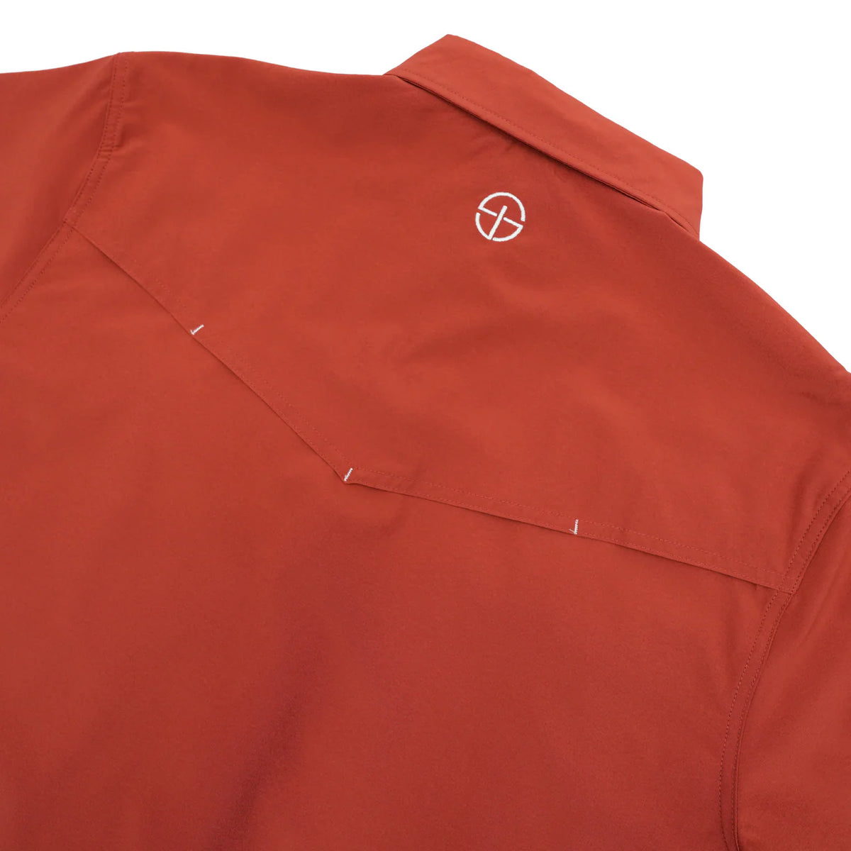 San Jac SS Perf. Shirt - Rust