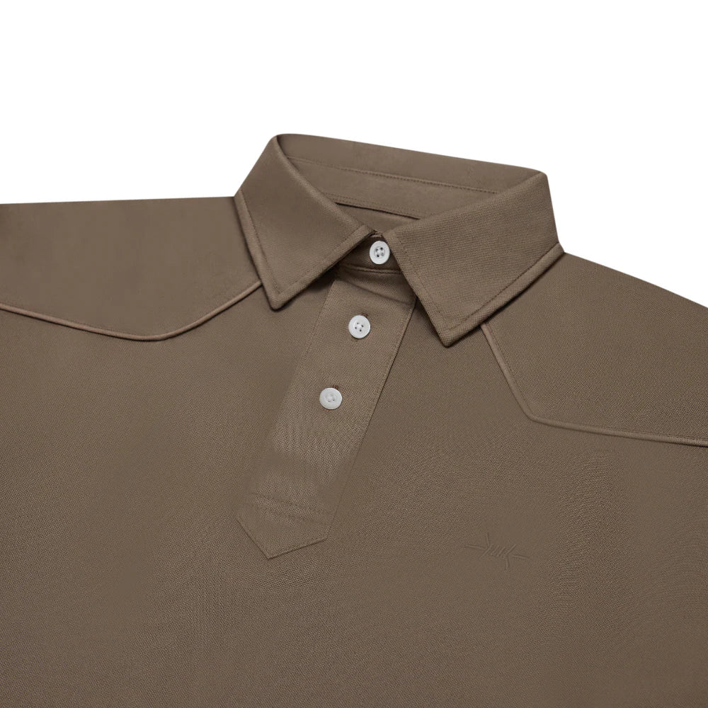 Modern Western Polo - Pecan Brown - TS