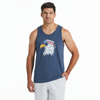 Mens Patriotic Eagle Crusher Tank