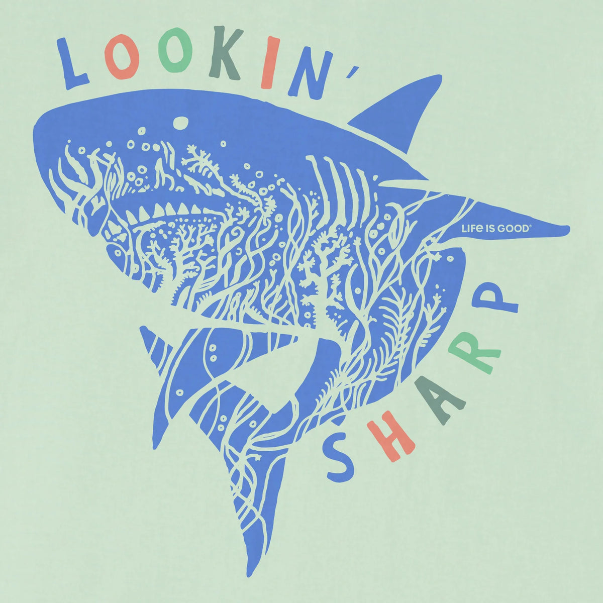 Kids Lookin Sharp Shark SS Crusher Tee