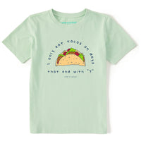 Mens Eat Tacos Crusher-LITE SS Tee