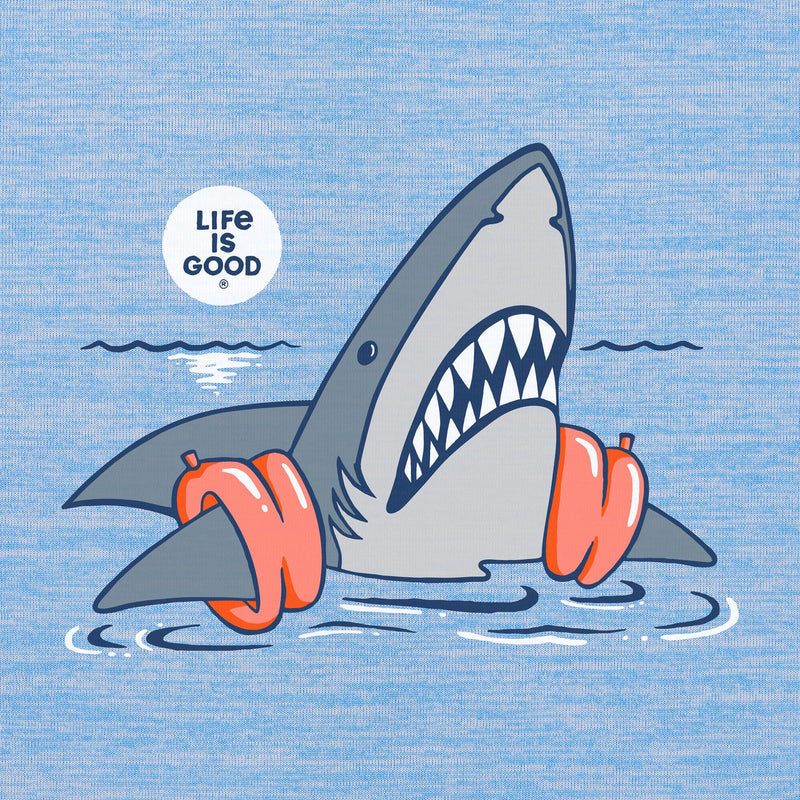 Kids Shark Floaty Swim LS Sun Crusher Tee