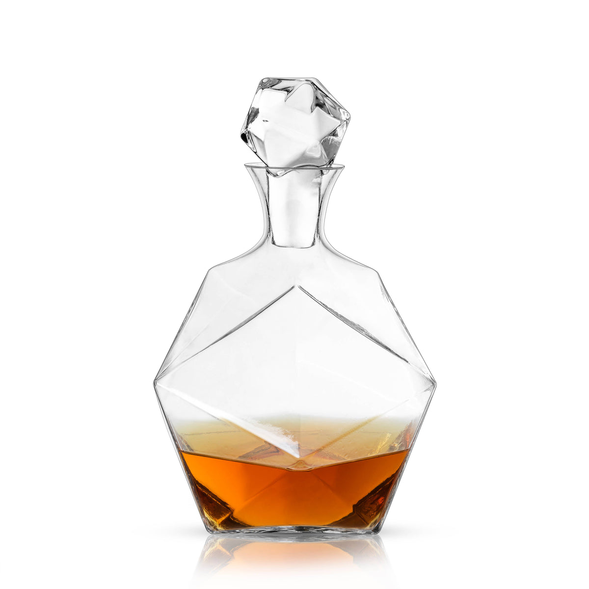 Seneca™ Faceted Crystal Liquor Decanter-Viski