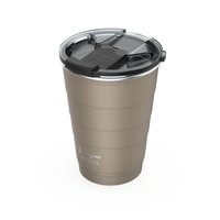 Insulated Stackable Tumbler 16 oz - Champagne (Metallic)