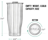 Chaser 16oz - Charcoal - ORCA