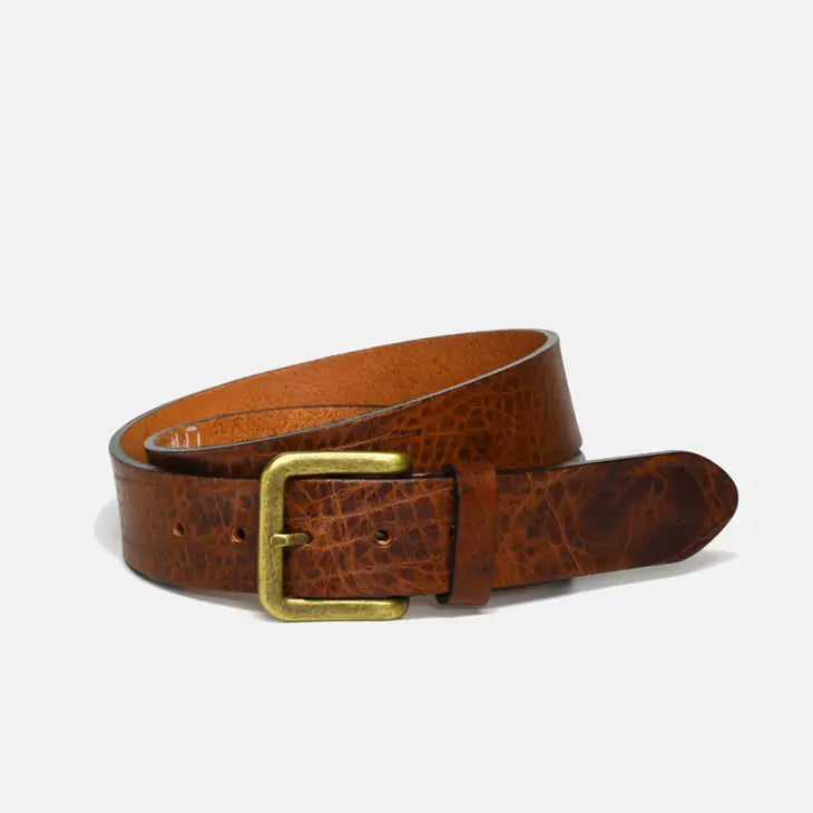 Leather Belt Dark Brown - Curated Basics