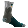 Men's Number 2 Micro Crew Hiking Socks - Green