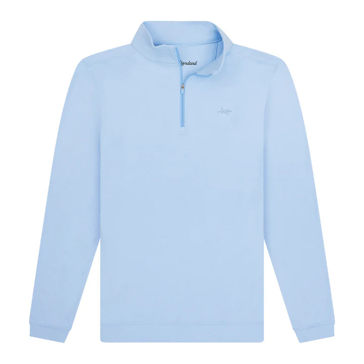 Perf. Hybrid Quarter Zip - Bayou Blue - TS
