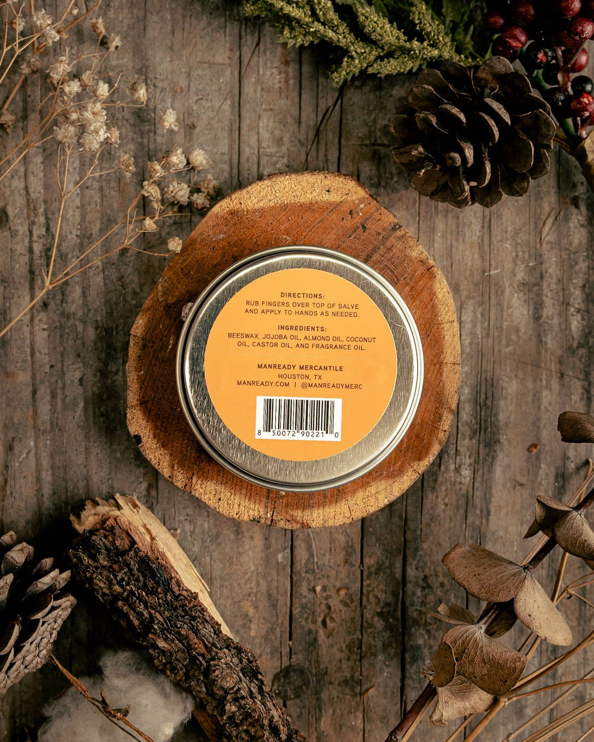 Hand Salve |Leather Sandalwood