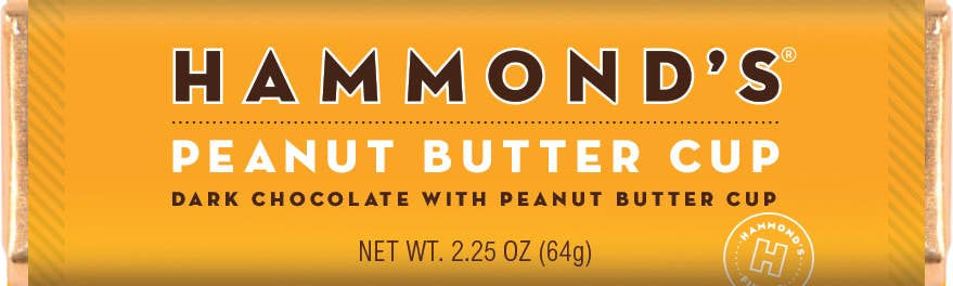 Peanut Butter Cup Dark Chocolate Candy Bar  2.25ozs