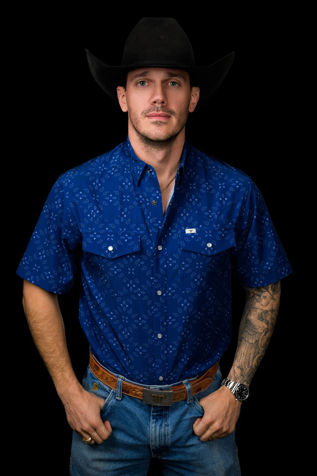Tanner Short Sleeve Pearl Snap Shirt