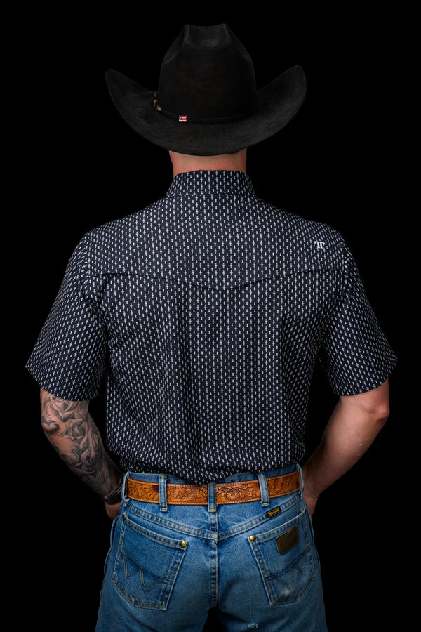 Cash Short Sleeve Pearl Snap Shirt