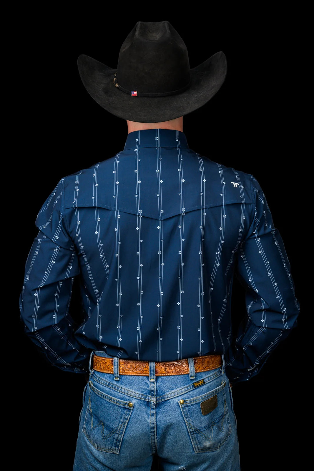 Kaden Long Sleeve Pearl Snap Shirt