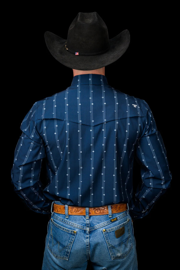 Kaden Long Sleeve Pearl Snap Shirt