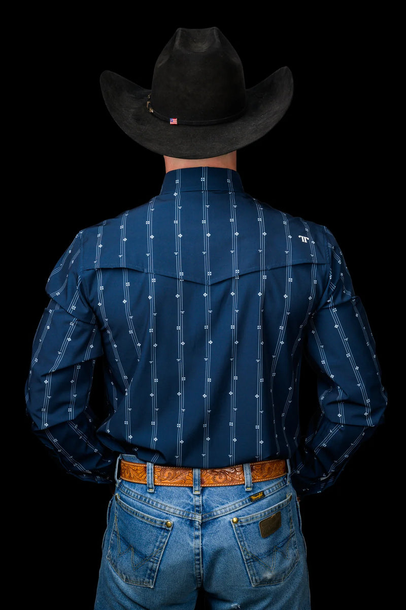 Kaden Long Sleeve Pearl Snap Shirt
