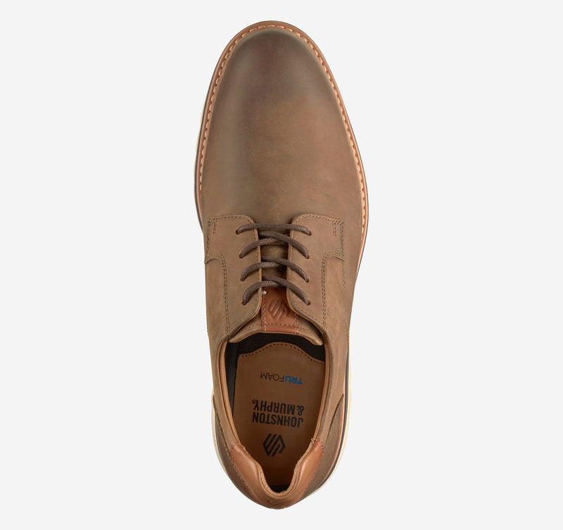 Braxton Plain Toe - Brown Oiled Leather