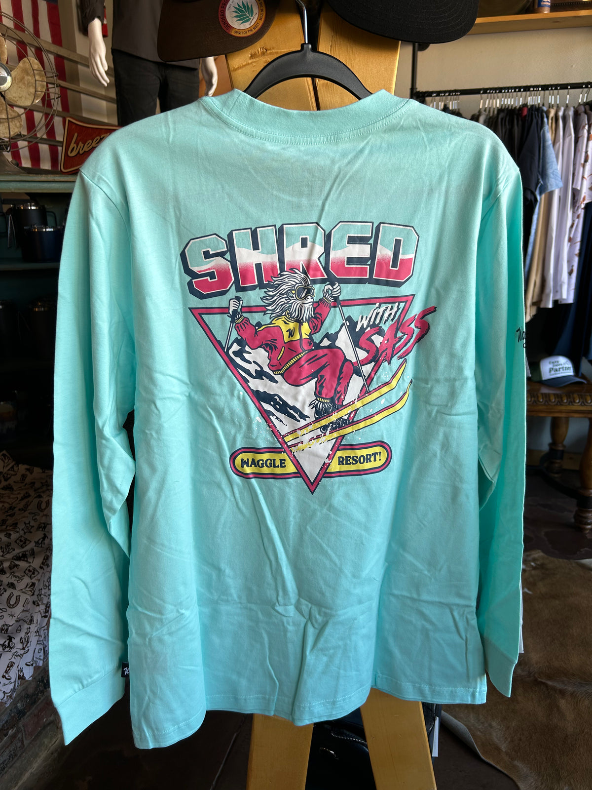 Shred With Sass L/S - Waggle
