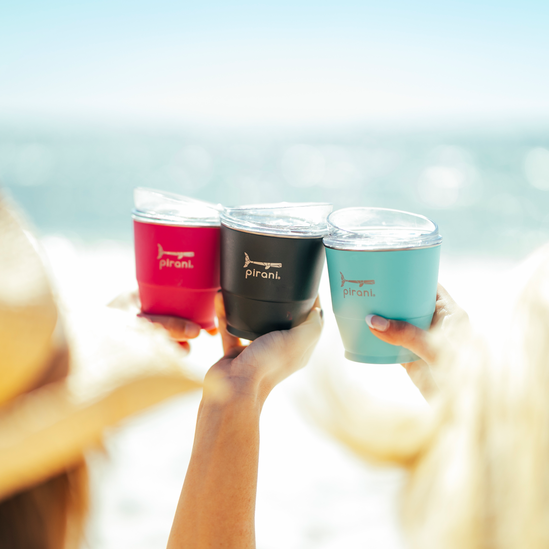 Wine Tumbler  - Paradise Blue  - 10 oz