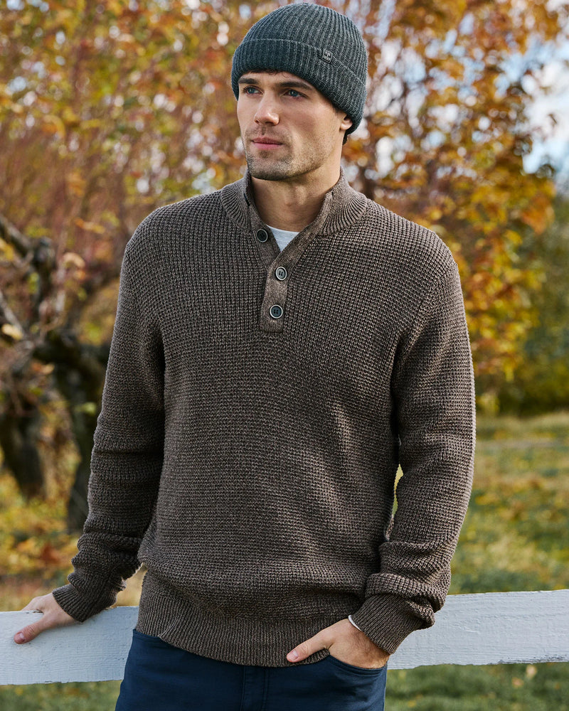 F&A - Denver Mock Neck Brown