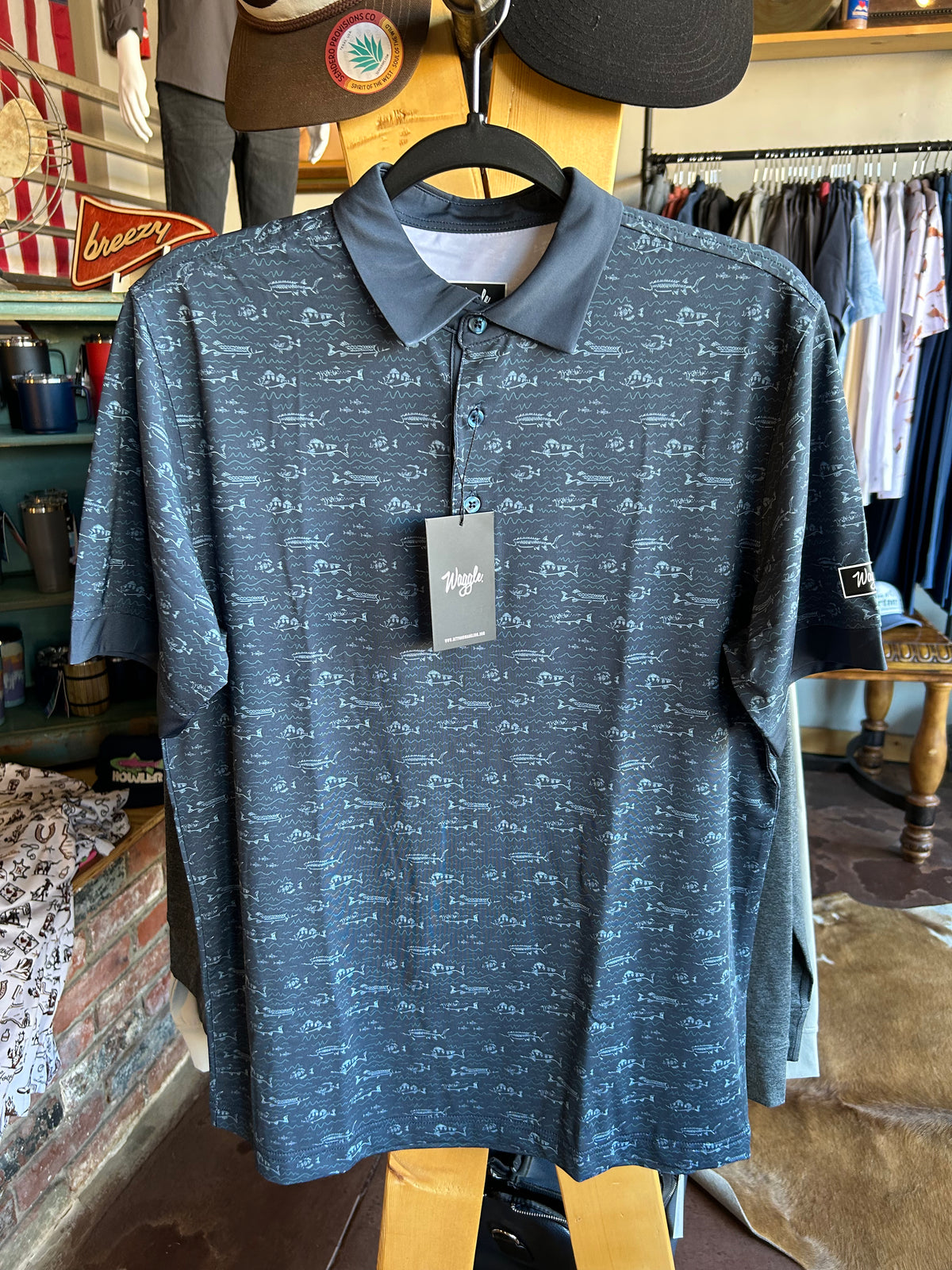 Fish Finder Polo - Waggle