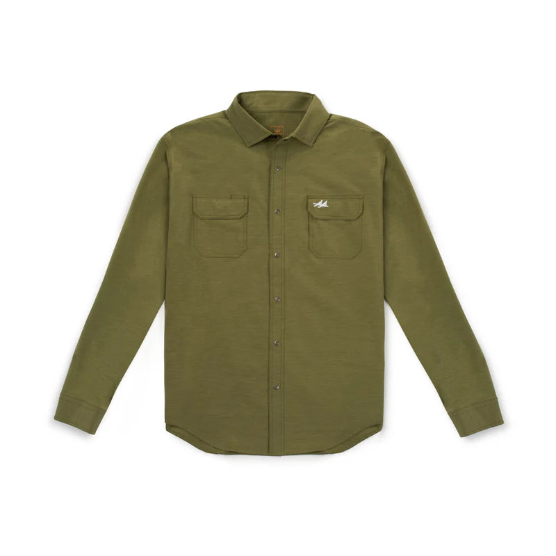 Rio Ultimate Outdoor Blend long Sleeve - Olive Green - Two Dove