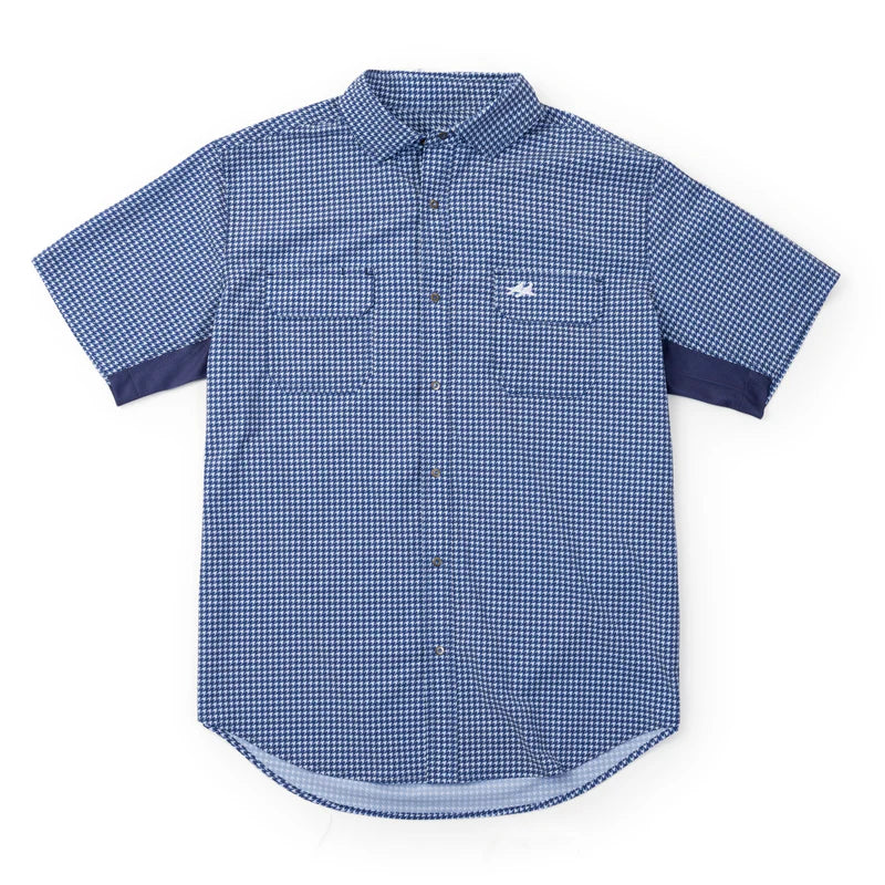 Rio Ultimate Outdoor Blend Houndstooth SS - Navy