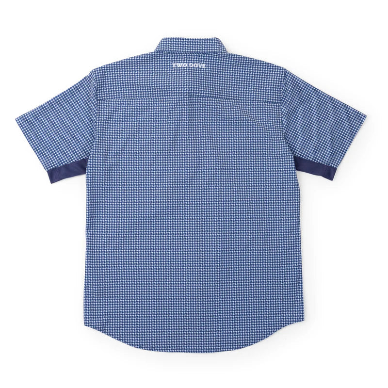 Rio Ultimate Outdoor Blend Houndstooth SS - Navy